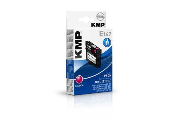 Tintenpatrone KMP, kompatibel für Epson 18XL (T1813), magenta