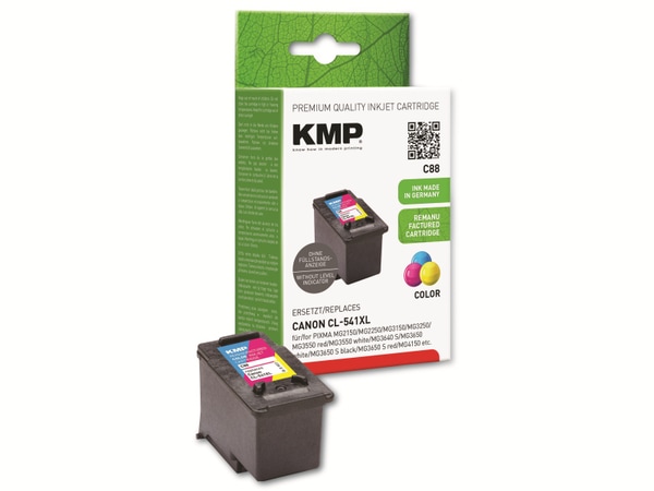 KMP Tintenpatrone kompatibel für Canon CL-541XL, 3-Color
