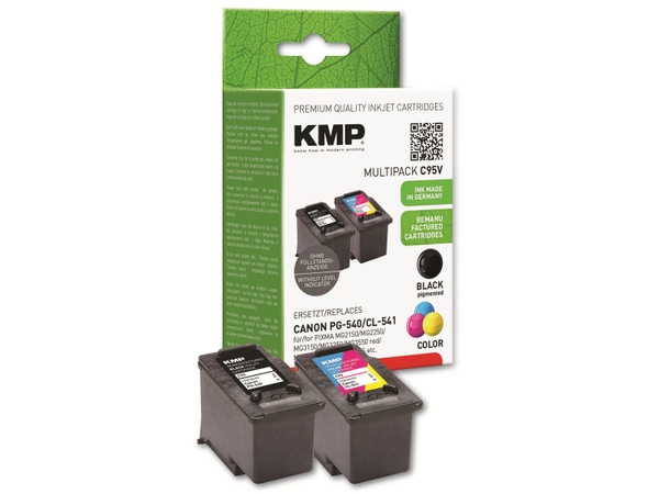 KMP Tintenpatronen-Set kompatibel für Canon PG-540/CL-541