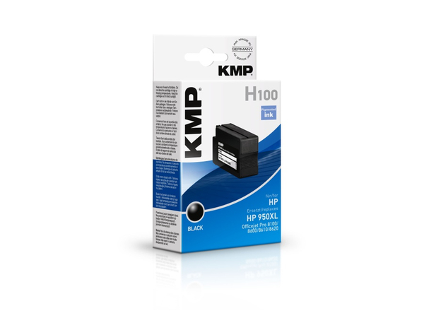 Tintenpatrone KMP, kompatibel für HP 950XL (CN045AE), schwarz