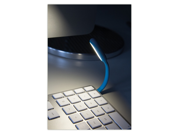 LogiLink Flexible USB LED-Lampe UA0255, blau - Produktbild 2