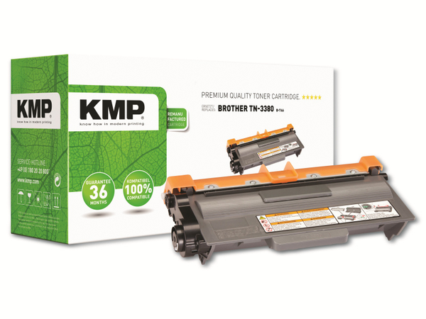 KMP Toner kompatibel für Brother TN3380, schwarz
