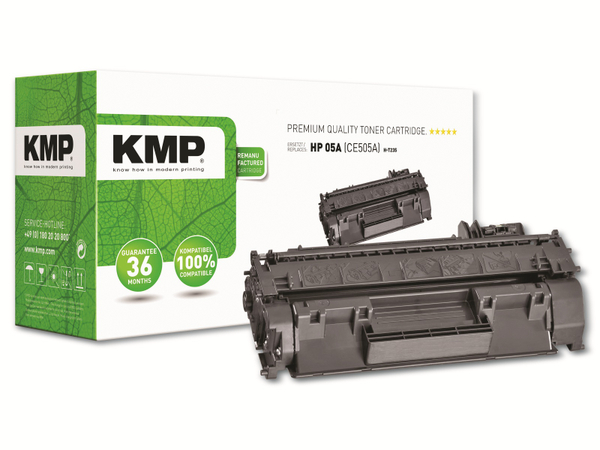 KMP Toner kompatibel für HP 05A (CE505A), schwarz