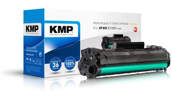 KMP Toner kompatibel für HP CF283X, schwarz