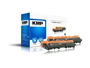 Toner KMP B-T48D, kompatibel für TN241BK, schwarz, 2 Stück - Produktbild 2