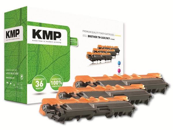 KMP Toner B-T49, kompatibel für TN245C/TN245M/TN245Y, Multipack