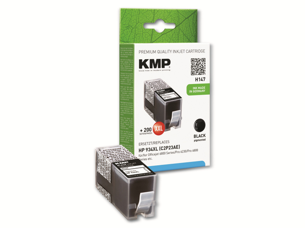 KMP Tintenpatrone kompatibel zu HP 934XL (C2P23AE)