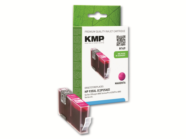 KMP Tintenpatrone kompatibel zu HP 935XL (C2P24AE), magenta