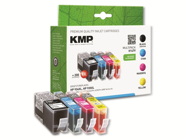 KMP Tintenpatronen-Set kompatibel für HP 934XL, HP 935XL