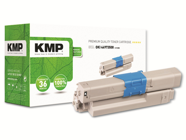 KMP Toner O-T49BX, kompatibel zu Oki 44973508