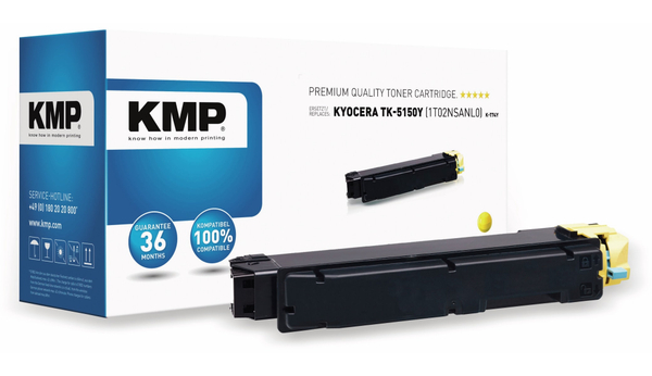 KMP Toner K-T74Y, kompatibel zu KYOCERA