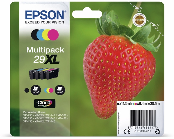 EPSON Tinten-Multiset 29 XL (4er-Set)