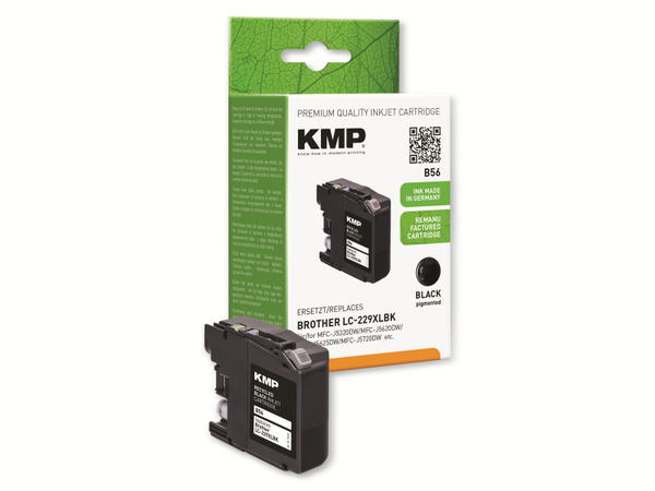 KMP Tintenpatrone B56, kompatibel zu Brother LC229XLBK