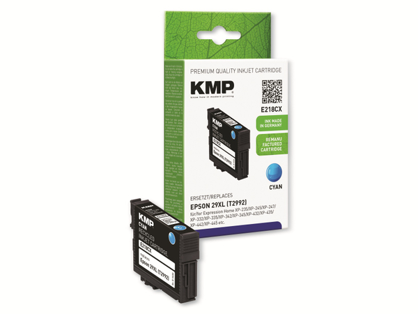 KMP Tintenpatrone E218CX, kompatibel zu Epson 29XL (T2992)