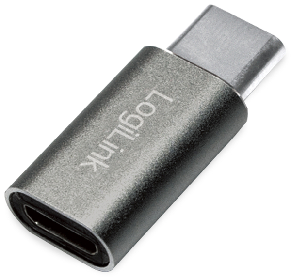 LOGILINK USB-Adapter AU0041, USB-C Stecker auf USB-Micro Kupplung - Produktbild 2