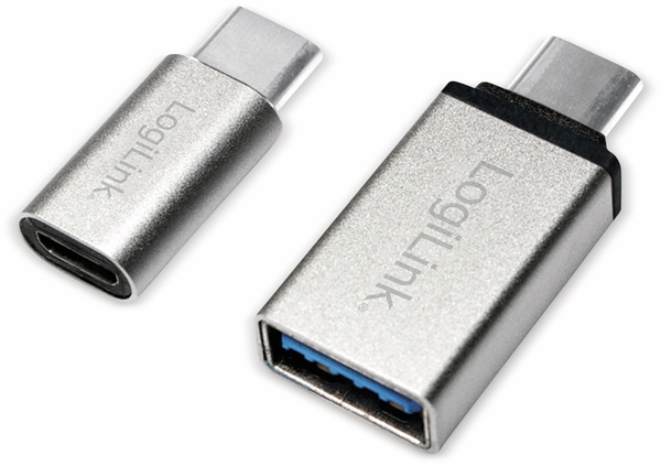LOGILINK USB-Adapter Set, USB-C/USB-A + USB-C/Micro-USB - Produktbild 2