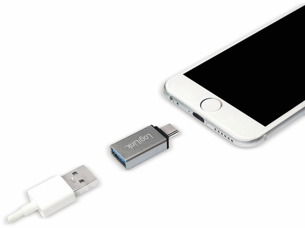 LOGILINK USB-Adapter AU0042, USB-C Stecker auf USB-A 3.0 Kupplung - Produktbild 5