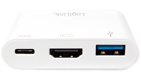 LOGILINK USB-C Adapter UA0258, HDMI/USB-C/USB-A - Produktbild 2