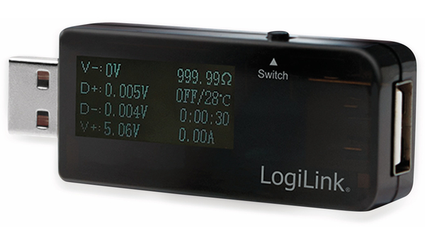 LogiLink USB-Leistungsmessgerät PA0158, USB-A - Produktbild 3