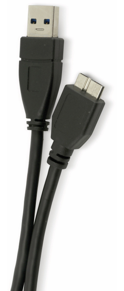 USB3.0 Stromversorgungskabel, 0,5 m, schwarz