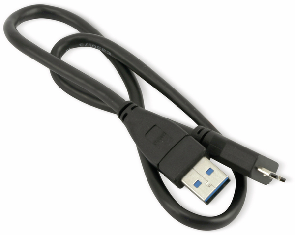 USB3.0 Stromversorgungskabel, 0,5 m, schwarz - Produktbild 2