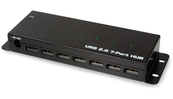 LOGILINK USB2.0 Industrie-Hub UA0318, 7-port, 7x USB-A