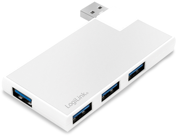 LogiLink USB3.0 Hub UA0303, 4-port, 90°-180° drehbar