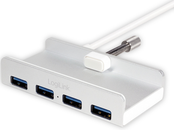 LOGILINK USB3.0-Hub UA0300, 4-port, Displaymontage