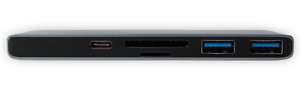LOGILINK USB-C Hub UA0301, Multifunktion, Aluminium - Produktbild 3