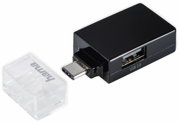 Hama USB Typ-C Hub &quot;Pocket&quot; 135752, USB-A 3.1, 2x USB-A 2.0