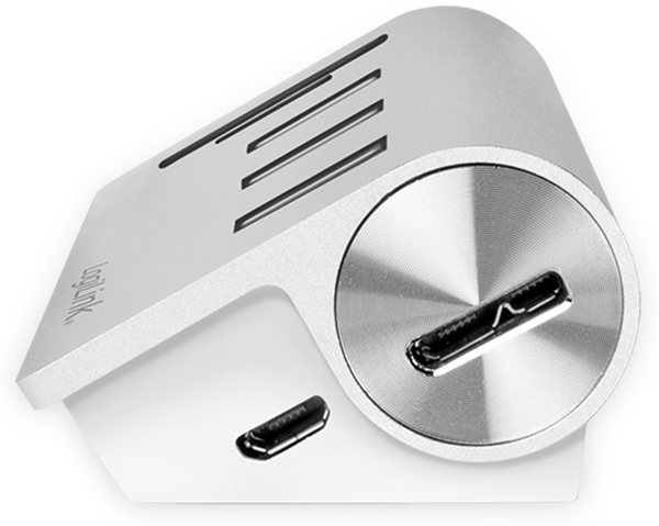 LOGILINK USB-HUB CR0045, 3x USB-A, integrierter Cardreader - Produktbild 4