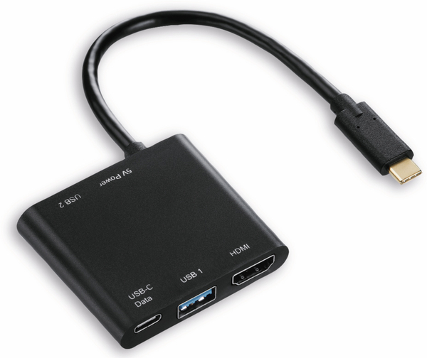 HAMA USB-C Multiport-Adapter 135729, 2x USB 3.1, HDMI, USB-C