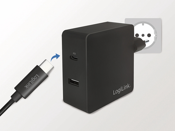 LOGILINK USB-C Ladekabel PA0224, 1,8 m, zu Microsoft Surface, schwarz - Produktbild 5