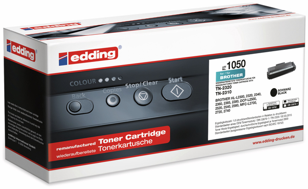 EDDING Toner EDD-1050, Brother TN-2320 Black