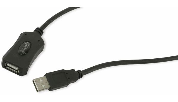 USB 2.0, Verlängerung, 2 Link, MM004, 5m, aktiv, Bulk - Produktbild 2