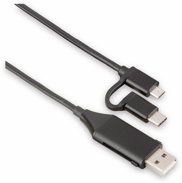 Hama 4in1 USB-Ladekabel 1 m