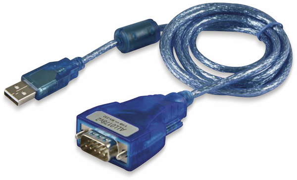 ALLNET USB 2.0 zu Seriell Kabel RS232 ALL0178v2, FTDI Chip FT232R, 1,5 m