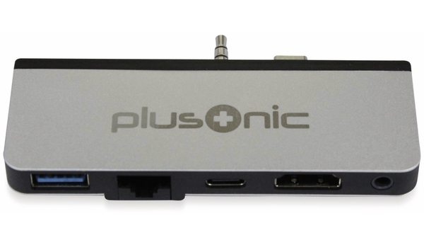 PLUSONIC USB-C Adapter PSUC0165, 5in1