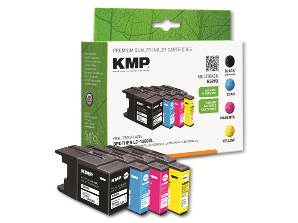 KMP Tinten-Multipack B59VX, ersetzt LC1280XLVALBP