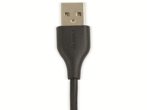 Hama USB 2.0 Kabel 54545, 1 m, USB-A/Micro-USB, abgewinkelt - Produktbild 3