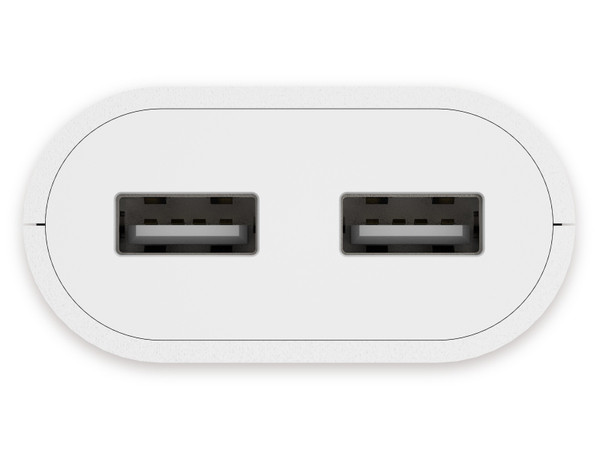 HAMA USB-Netzteil, 2x USB-Ausgänge, 1,9 m Kabel, weiß - Produktbild 5