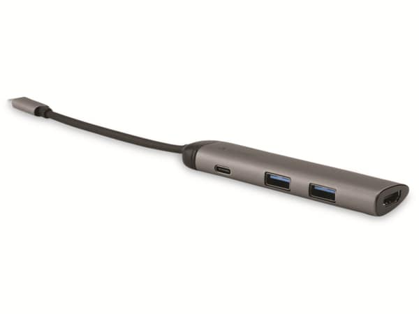 VERBATIM USB-C Hub Mulitport 2x USB3.0, HDMI, Power Charge - Produktbild 3