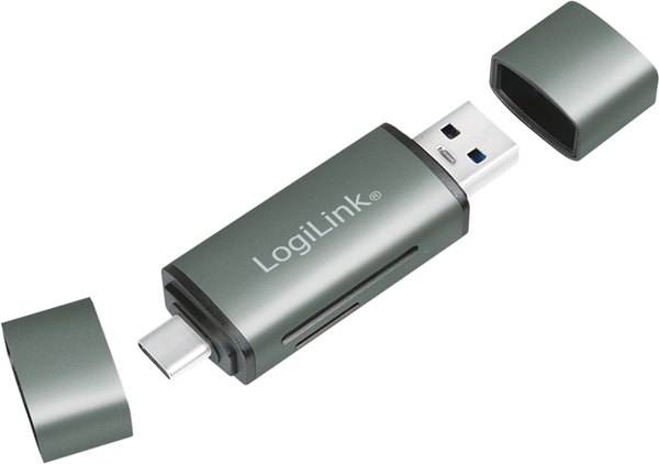 LOGILINK USB 3.2 Gen Kartenleser CR0043, Alugehäuse