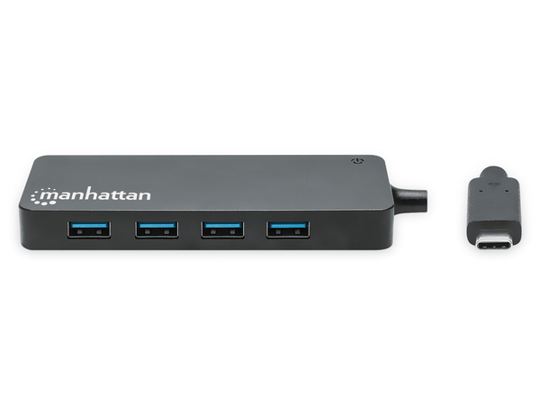 MANHATTAN USB 3.2 Hub, 7-Port, 1 Typ-C, schwarz - Produktbild 3