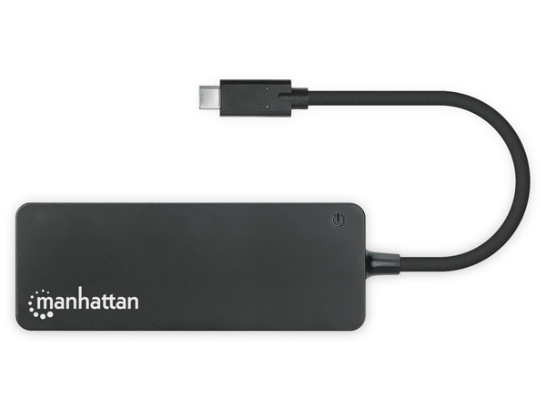 MANHATTAN USB 3.2 Hub, 7-Port, 1 Typ-C, schwarz - Produktbild 4