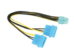 goobay PCIe-Stromadapter, 6-Pin