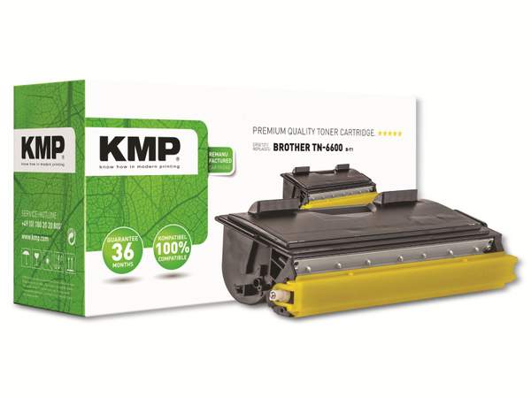 KMP Toner kompatibel für Brother TN-6600, schwarz