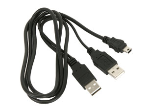 goobay USB-Y-Stromversorgungskabel, 1,8 m