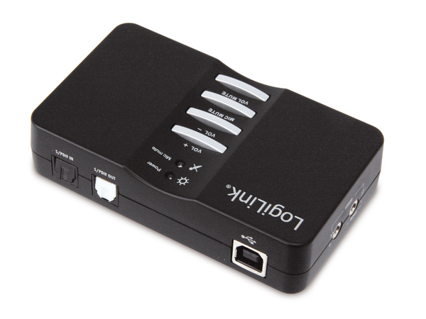 LogiLink 7.1 Kanal USB 2.0-Soundbox UA0099 - Produktbild 2