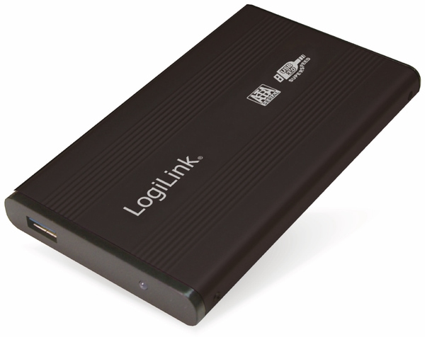 6,35 cm (2,5&quot;) Festplatten-Gehäuse, USB 2.0 zu IDE, schwarz